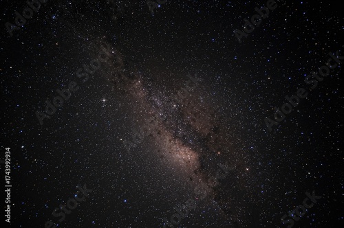 Nighttime sky filled with s...