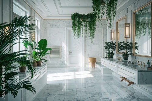 Modern bathroom design feat...