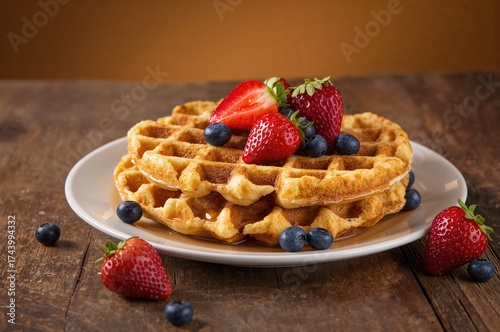 Delicious sugary waffles to...