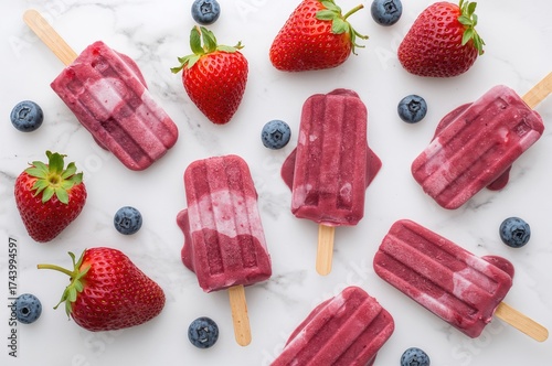Healthy summer popsicles ma...
