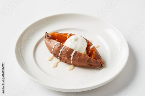Yogurt sauce accompanies sw...
