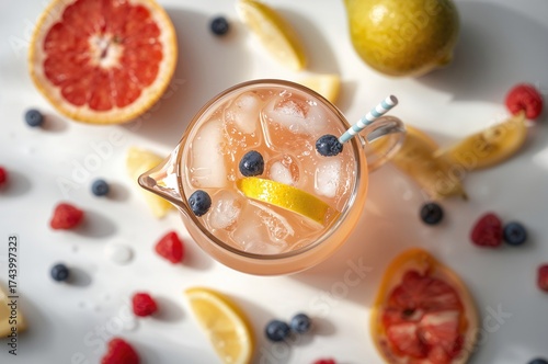 Refreshing summer citrus dr...