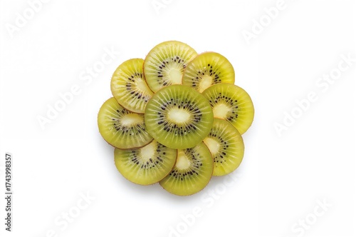 Kiwi Fruit Cut Into Slices ...