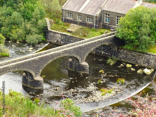Elan Valley dam, rhyader, powys, wales