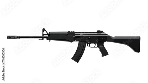 Black Galil ACE rifle with a magazine and a black stock.