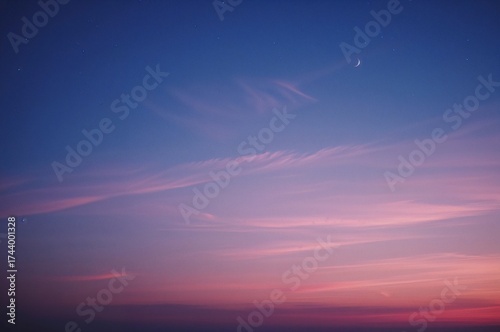 Dawn breaking across the ho...