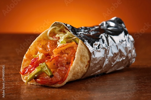 Foil-Wrapped Shrimp Tacos w...