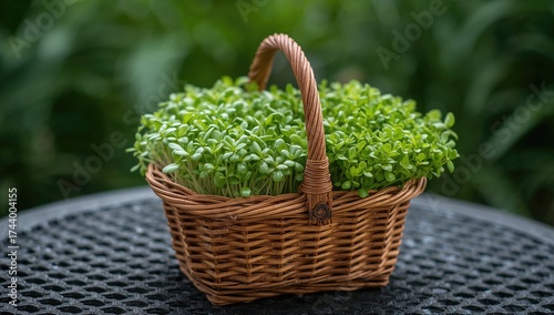 A delightful woven basket b...