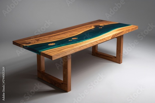 Wood and epoxy resin crafte...