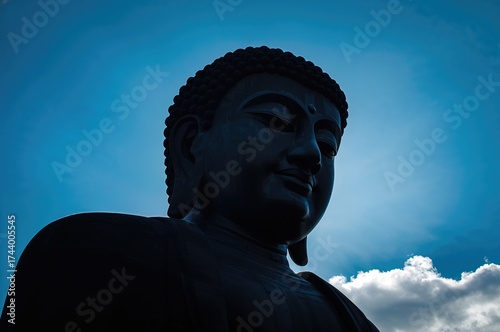 Outline of a Buddha Figure ...