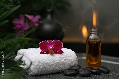 Relaxing spa scene featurin...