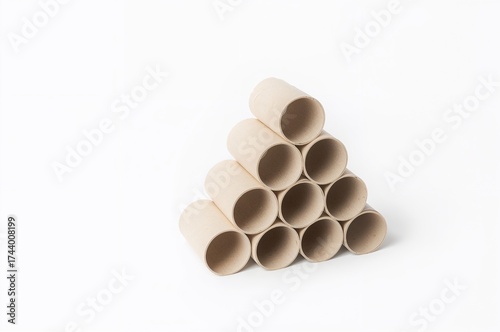 Stack of short tissue paper...