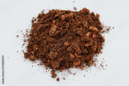 Isolated texture of soil patch