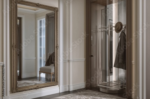 Modern corridor design feat...