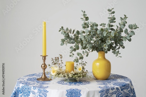 A charming centerpiece on a...
