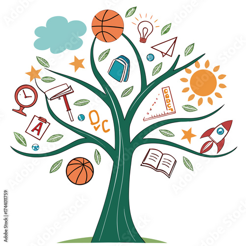 Learning Tree: Knowledge and Growth Metaphor.

