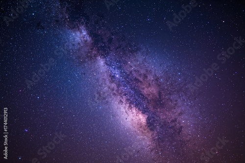 Night sky filled with stars...