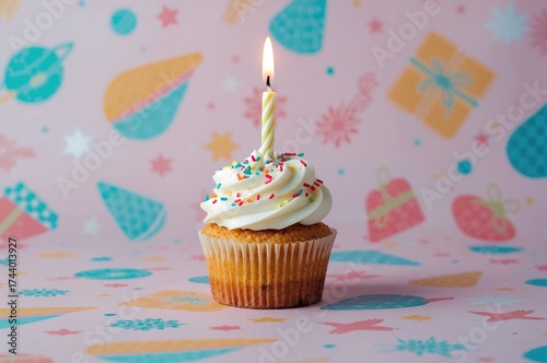 Delicious celebration cupca...