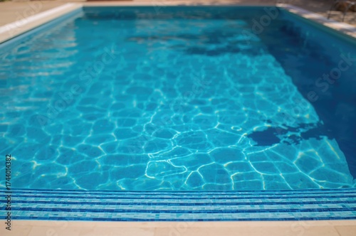 Outdoor swimming pool with ...