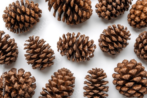 Isolated Pine Cones from St...