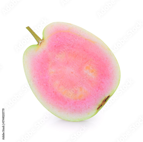 Guava isolated on white background.