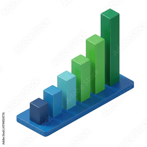 Rising bar chart showing upward trend and financial growth data analytics transparent background Free Download Rising bar chart showing upward trend and financial growth data analytics transparent background - GFXLoad