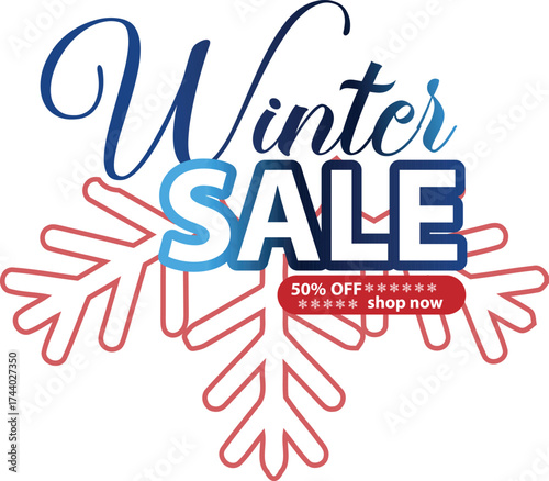 Creative Winter Holiday Discount Promotion