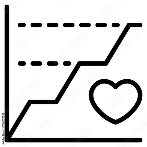 Statistics graph icon vector illustration