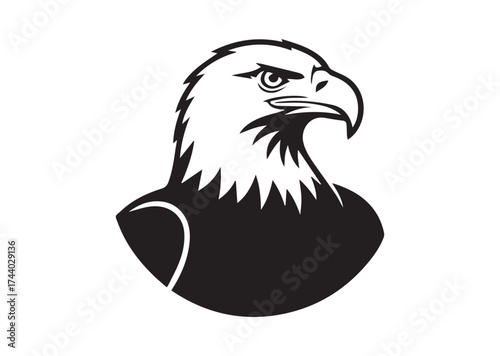 Bald Eagle Icon, Bald Eagle Solid Vector, Bald Eagle Design