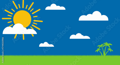 Summer, sunny