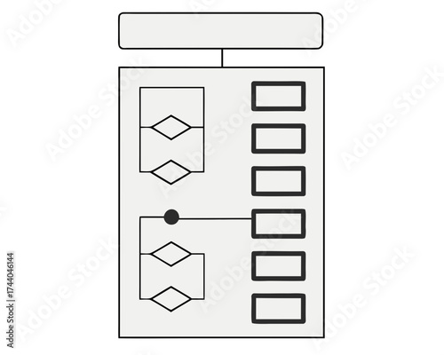 Database schema diagram with relationships and tables