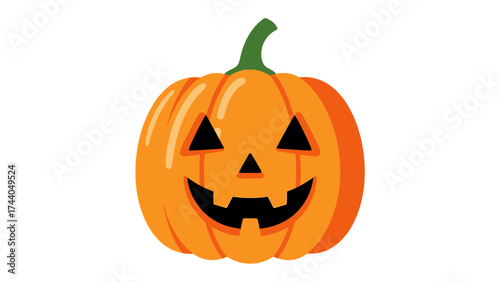 Jack-o'-Lantern Celebration: A cheerful, grinning jack-o'-lantern, ready to bring joy and spooky vibes to your festive celebration!