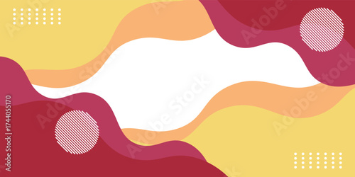 Autumn sweet potato themed background frame. eps10