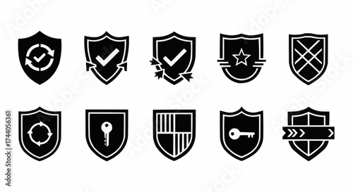 set of shields