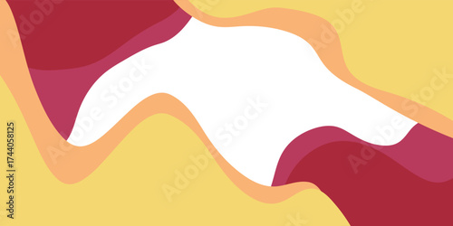Autumn sweet potato themed background frame. eps10