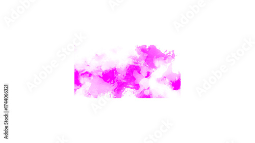 Abstract pink, red wRed watercolor background with abstract border design, atercolor background.Pink and red watercolor wash background with soft blending and subtle brush strokes