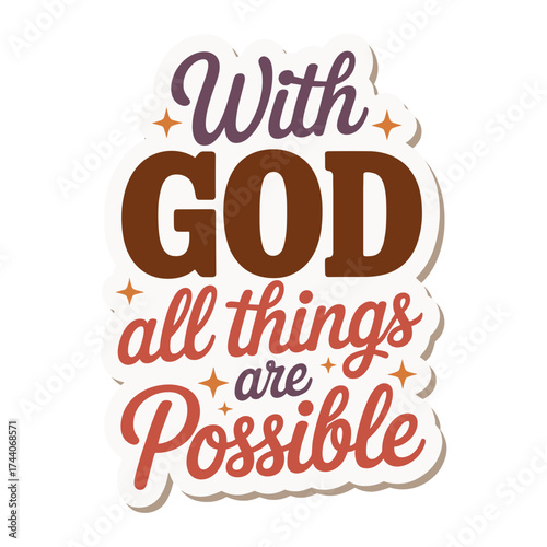 Colorful Christian religion quotes Digital Sticker SVG Vector: Faith-Based Typography Collection Featuring Scripture Quotes, Modern Religious Sayings, Vibrant Hand-Lettering for Devotional Planning