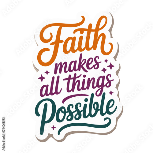 Colorful Christian religion quotes Digital Sticker SVG Vector: Faith-Based Typography Collection Featuring Scripture Quotes, Modern Religious Sayings, Vibrant Hand-Lettering for Devotional Planning