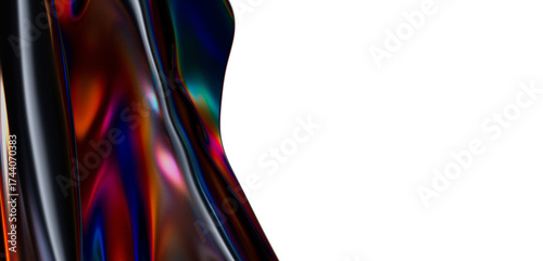 Stunning iridescent fabric ...