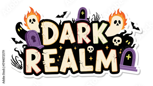 Mysterious Dark Realm: A captivating visual with chilling aesthetics and mysterious vibes, evoking the feeling of a realm shrouded in shadows and enigmatic charm.
