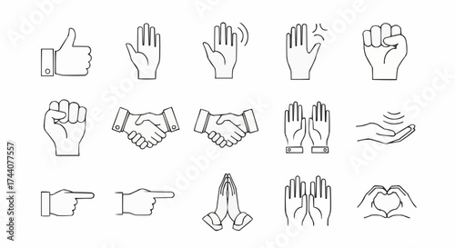 set of hands