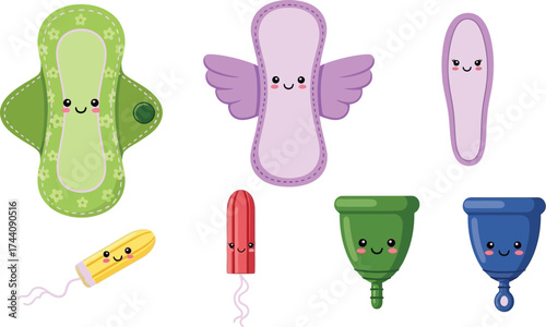 Feminine hygiene products menstrual cycle period care options