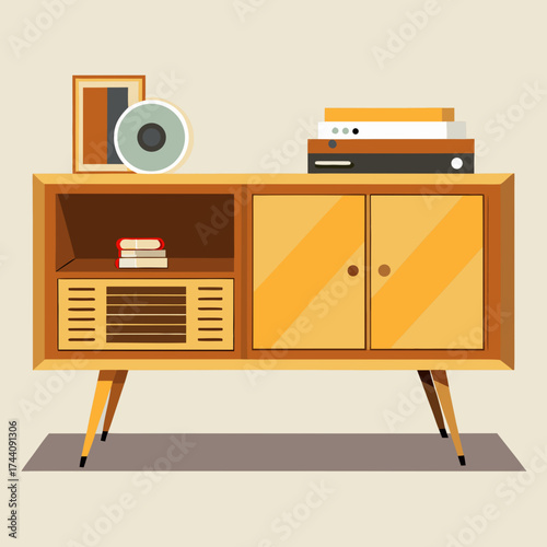 vector illustration of office