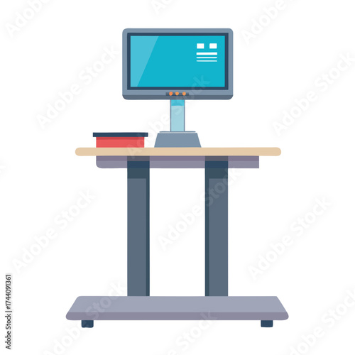 lcd monitor with a blank screen