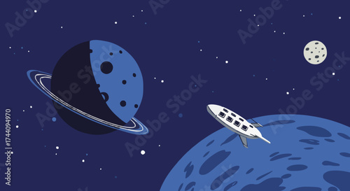 Space, astrology, moon