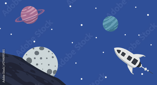Space, blue