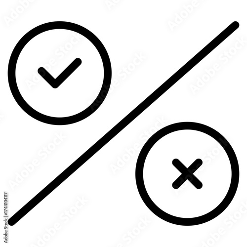 Referendum icon in vector illustration