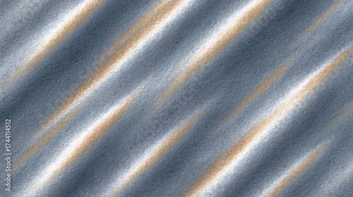Abstract diagonal stripes blue beige texture background