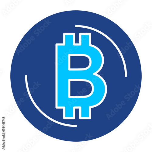 Bitcoin Simple Vector Icon Collection