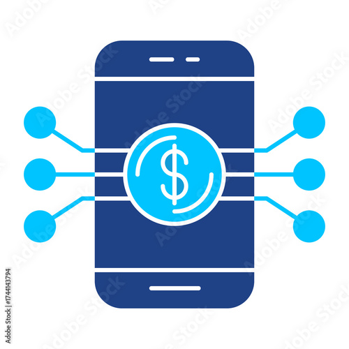 Digital Currency Simple Vector Icon Collection
